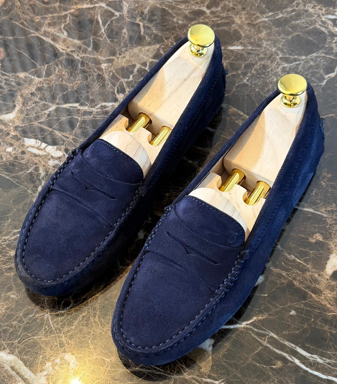 Tod's Gommino Loafers Driving Shoes Blauw Suède maat 38, Kleding | Heren, Schoenen, Blauw, Ophalen of Verzenden, Zo goed als nieuw
