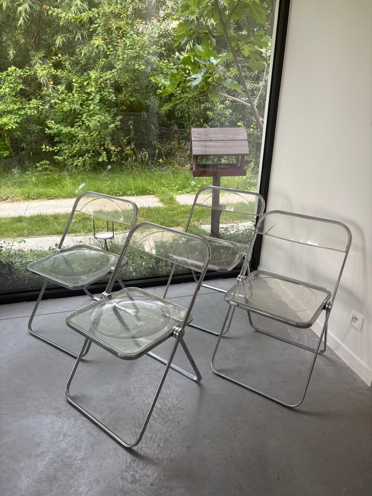 4 plia klapstoelen, Huis en Inrichting, Stoelen, Ophalen, Gebruikt, Vier