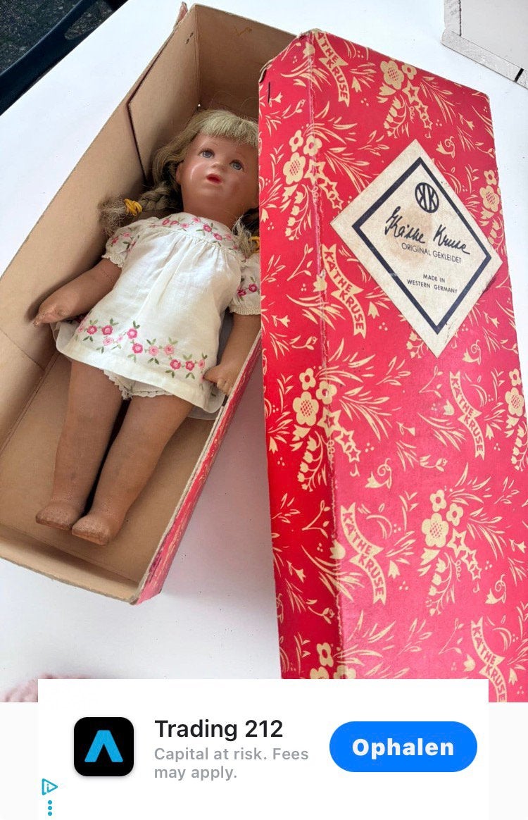 Käthe kruse pop, Verzamelen, Ophalen of Verzenden, Zo goed als nieuw, Pop