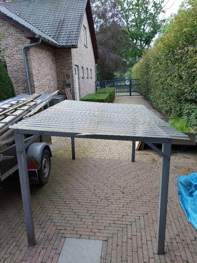 afdak, Ophalen