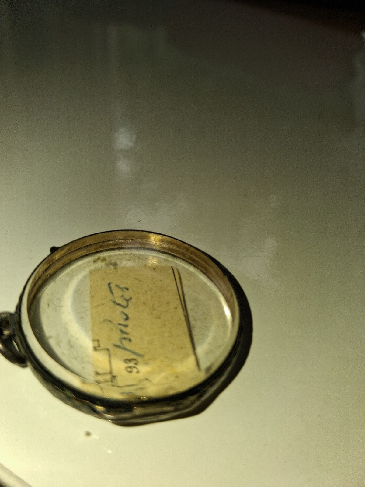 Foto medaillon zilver, Antiek en Kunst, Antiek | Zilver en Goud, Ophalen, Zilver