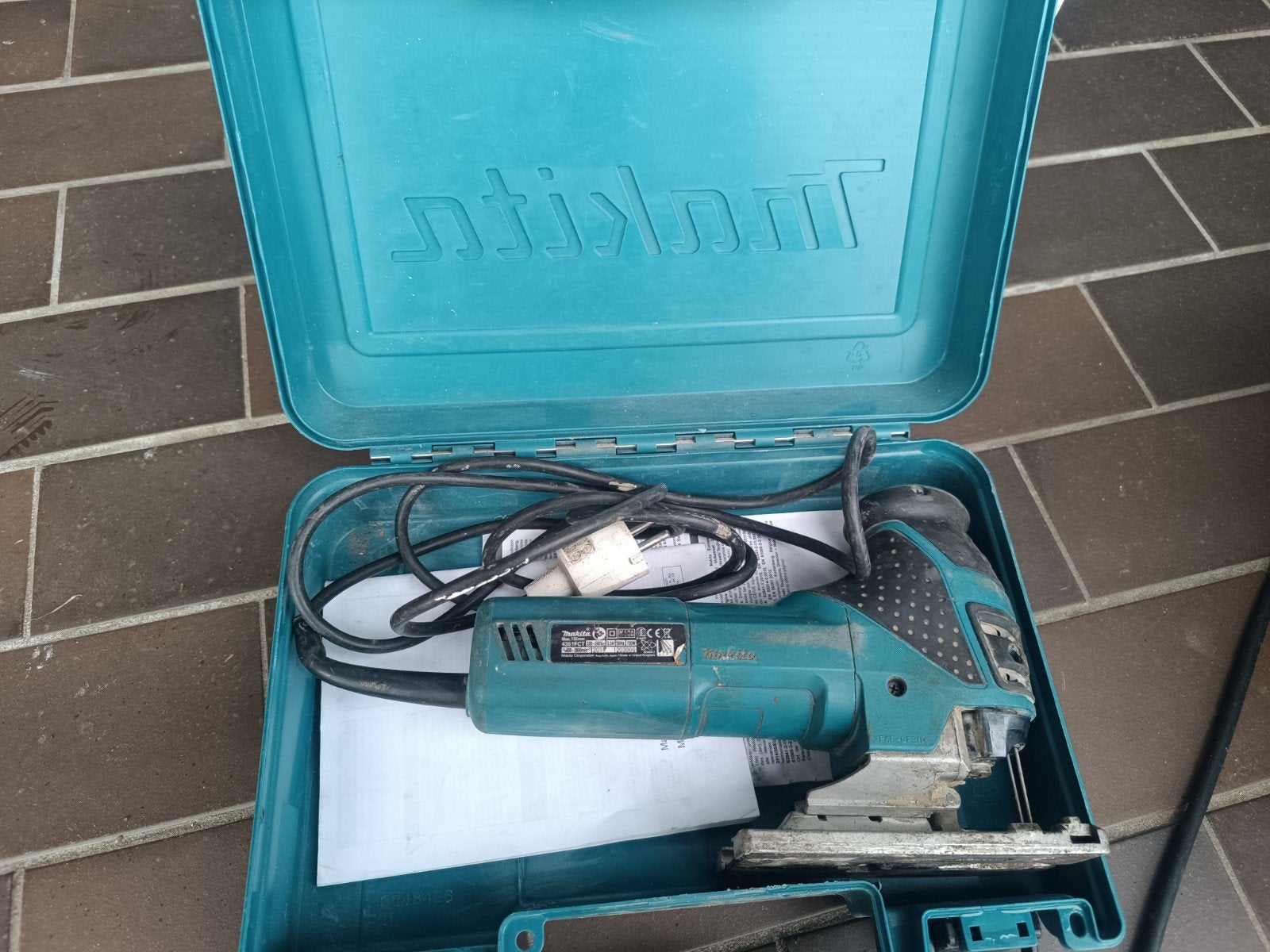 Wipzaag makita, Ophalen