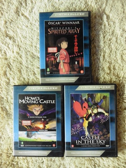 Studio Ghibli Productions dvd pakket  NL OT, Tekenfilm, Anime (Japans), Nederlands, Ophalen of Verzenden