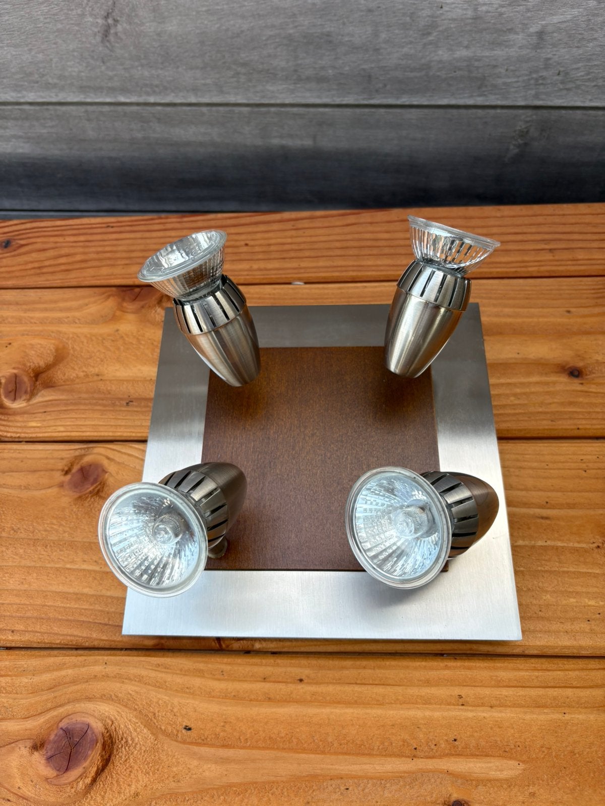Plafondlamp massive in metaal, Ophalen, Zo goed als nieuw, Metaal, Plafondlamp