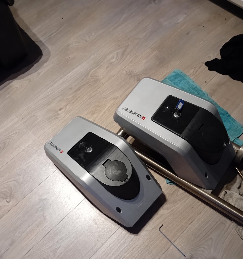 2x Mennekes AMTRON laadpaal + dubbele standaard – 7,4 kW, Autos : Divers, Enlèvement ou Envoi, Utilisé, Borne de recharge