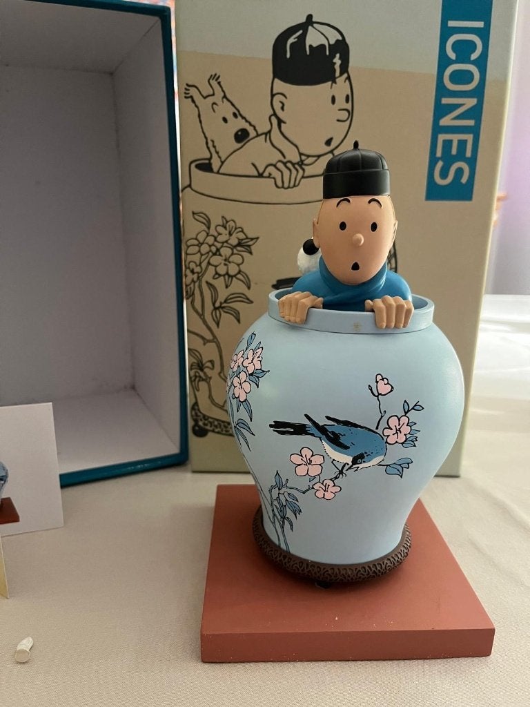 Tintin Les icones - Potiche du Lotus Bleu, Enlèvement