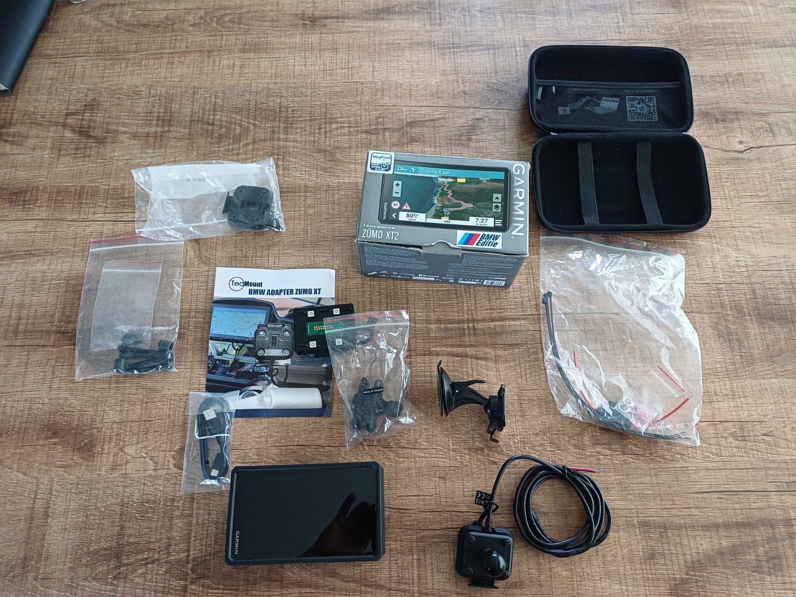 Garmin GPS Zumo XT2 met BMW uitbreiding, Ophalen