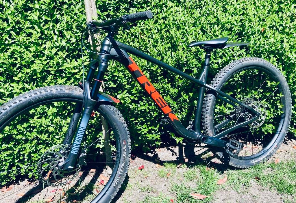 Trek Roscoe 8 maat L, Vélos & Vélomoteurs, Vélos | VTT & Mountainbikes, Comme neuf, Trek, VTT semi-rigide, Frein à disque, Enlèvement