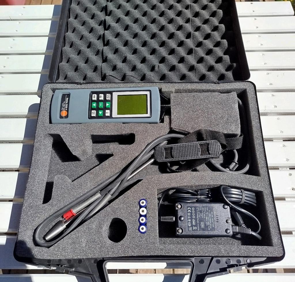 Analyseur de combustion Testo 325, Enlèvement