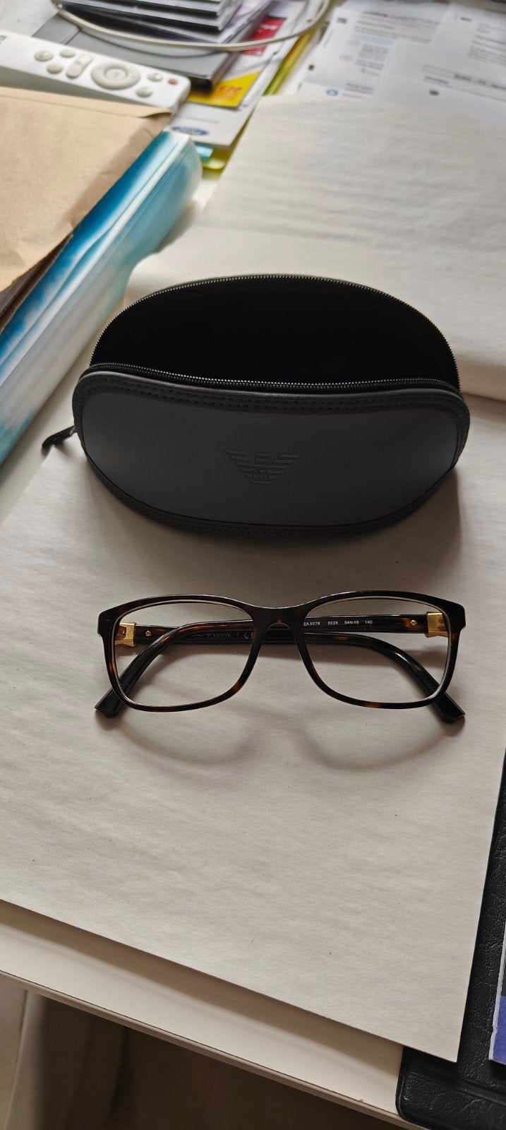 Lunettes Armani, Autres marques, Enlèvement ou Envoi, Comme neuf, Brun