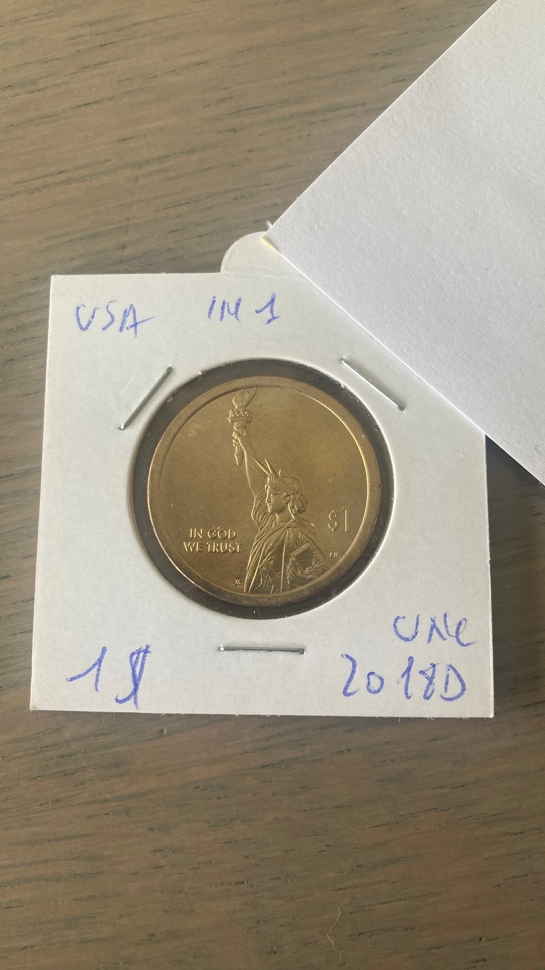 Pièce commémorative américaine de 1 dollar, Enlèvement