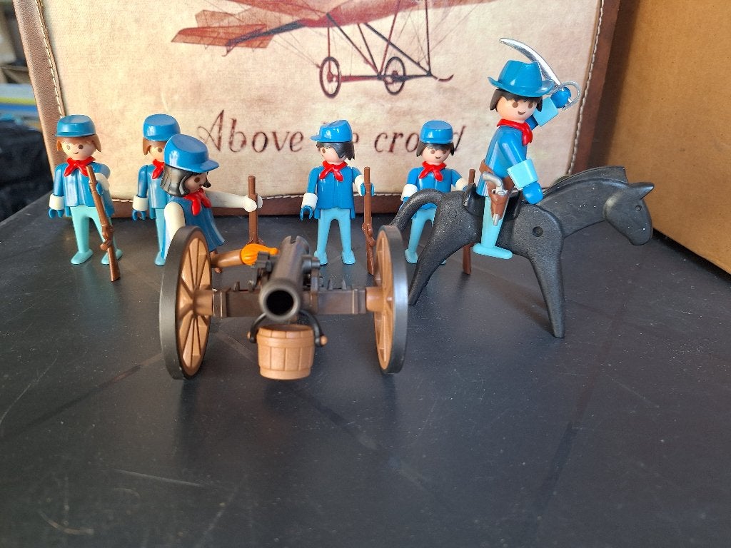 Western Setje 1 blauwbloezen, Kinderen en Baby's, Speelgoed | Playmobil, Ophalen
