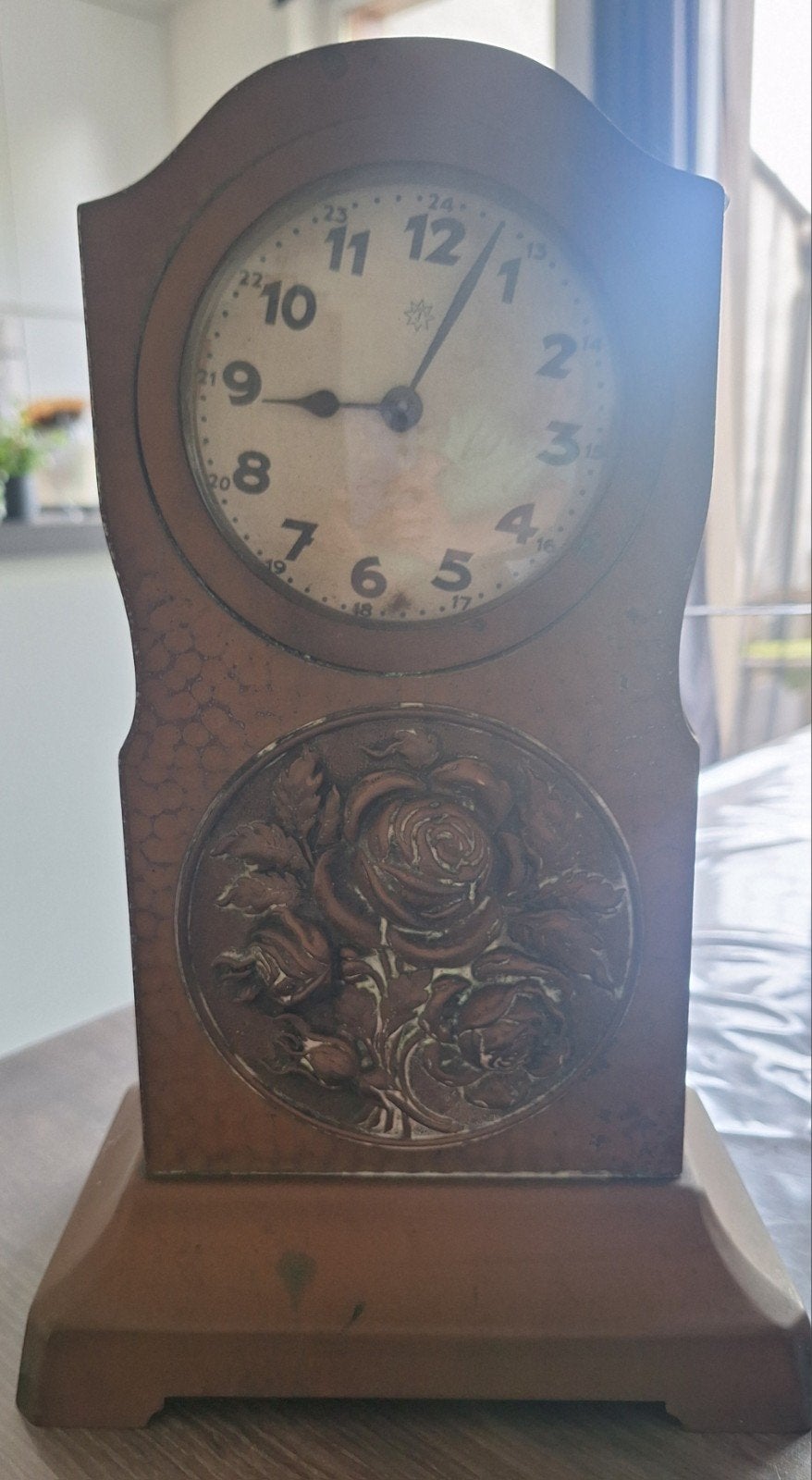 Vintage schouwklok, Ophalen
