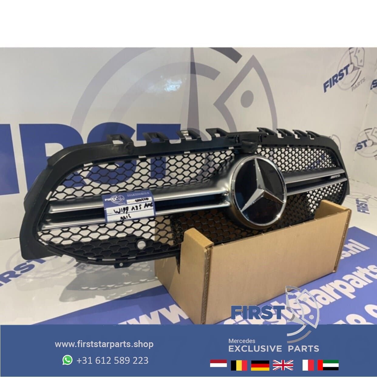 W177 V177 A35 AMG GRIL + STER ORIGINEEL Mercedes A Klasse 35, Utilisé, -, -, Enlèvement ou Envoi