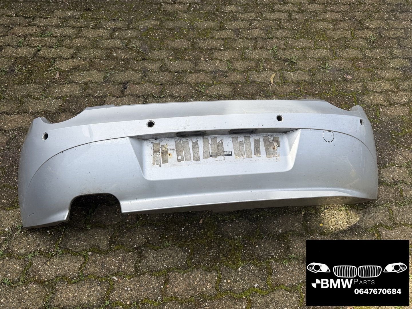 Achterbumper bumper Bmw Z4 E85 zilver, Arrière, -, Origine de la pièce connue, Utilisé