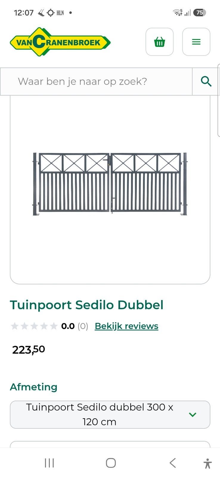Tuinpoorten en draadpanelen, Enlèvement, Neuf