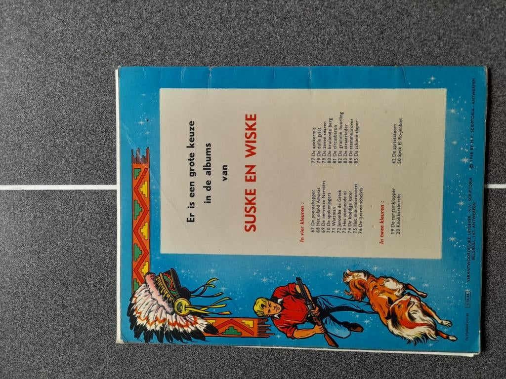 Bessy n 72 - Le Grand Trek - 1ère édition 1968, Livres, Une BD, Studio  Vandersteen, Enlèvement, Utilisé