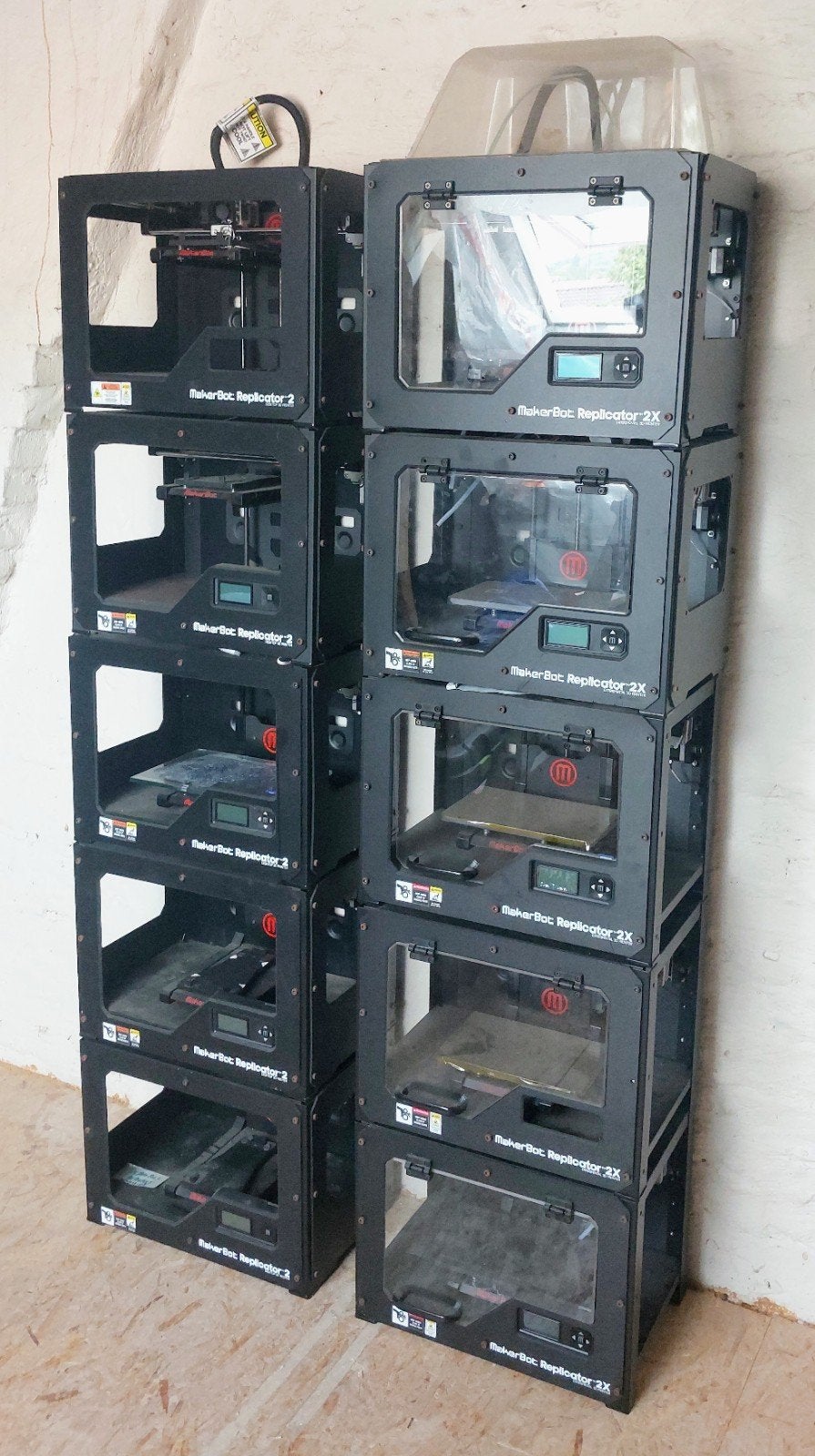 10 x Makerbot 2 en 2x te koop + veel toebehoren, Gebruikt, Makerbot, Ophalen of Verzenden, Filament