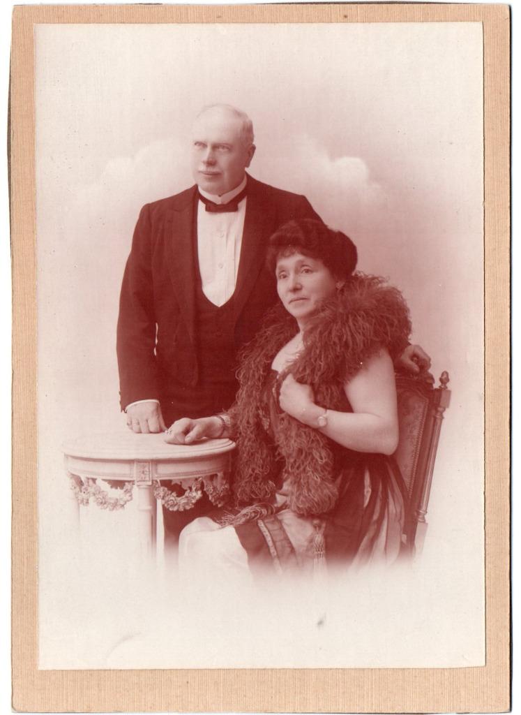 Foto type cabinet Félix Gérin & Louise Désir, Gebruikt, Foto, Ophalen of Verzenden, Voor 1940