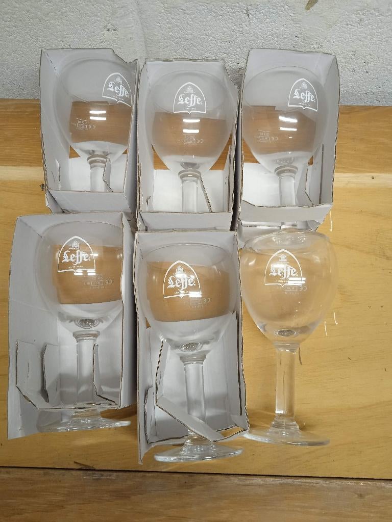 VERRES A LEFFE (6 pces), Enlèvement, Neuf, Verre à bière