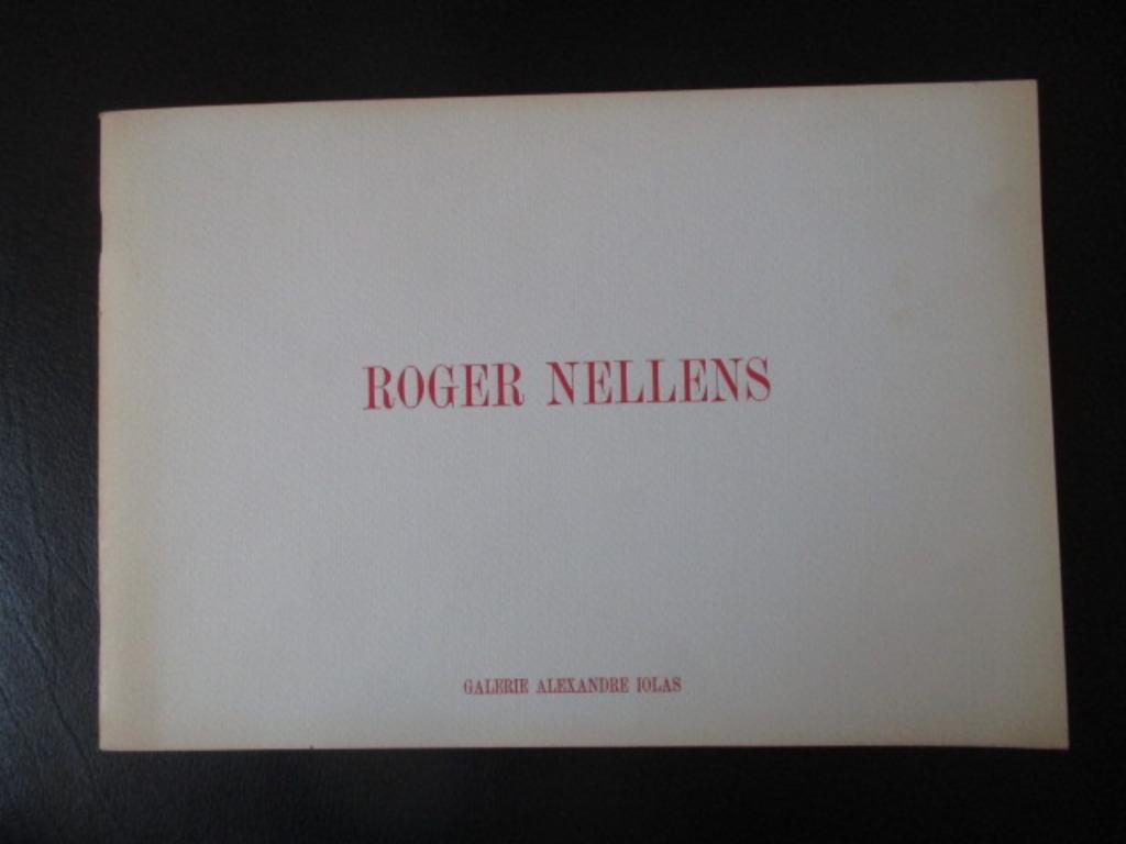Roger Nellens, Enlèvement ou Envoi, Comme neuf, Roger Nellens, Catalogue
