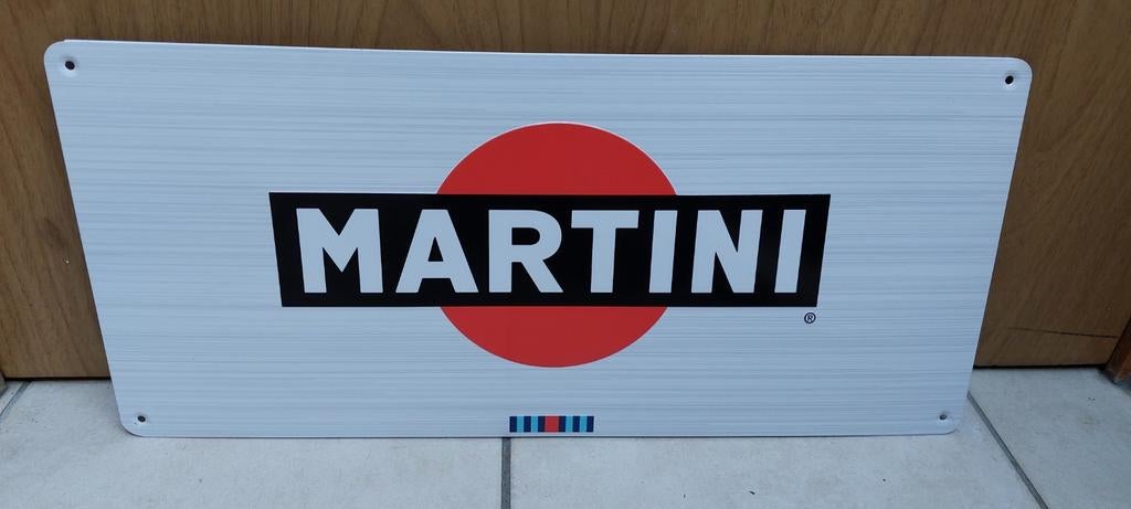 Authentique enseigne publicitaire Martini, Collections, Enlèvement ou Envoi, Neuf, Panneau publicitaire