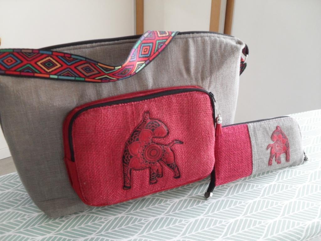 sac, Enlèvement ou Envoi, Comme neuf, Gris, Autres marques