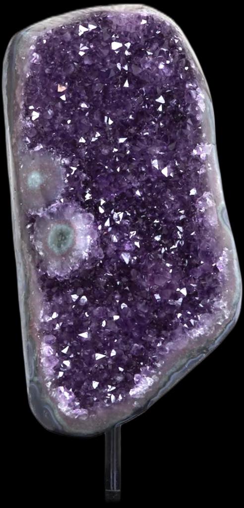 Amethyst Uruguay Geode Amethist Brok Edelsteen, Envoi