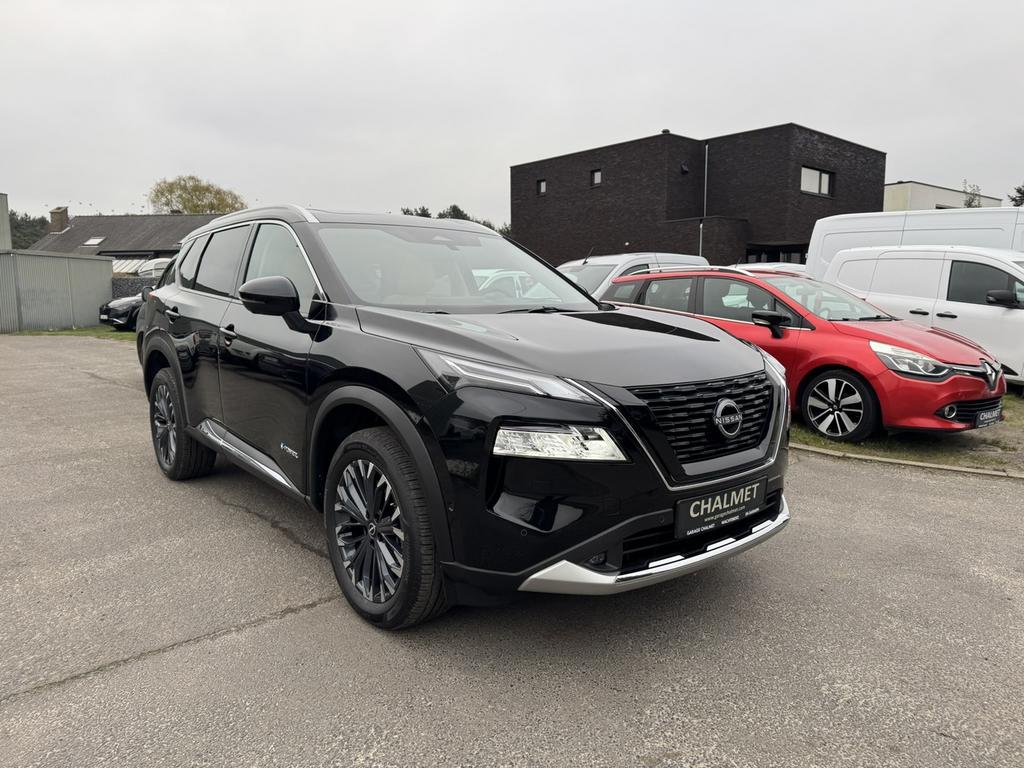Nissan X-Trail E-POWER TEKNA PLUS 5ST + Cognac Interieur /, Auto's, Nissan, USB, Euro 6, 0 kg, Zwart