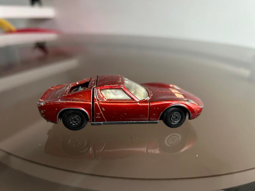 Matchbox Lesney Speed Kings Lamborghini Miura nr K-24 1970, Hobby en Vrije tijd, Modelauto's | 1:87, Ophalen of Verzenden, Zo goed als nieuw
