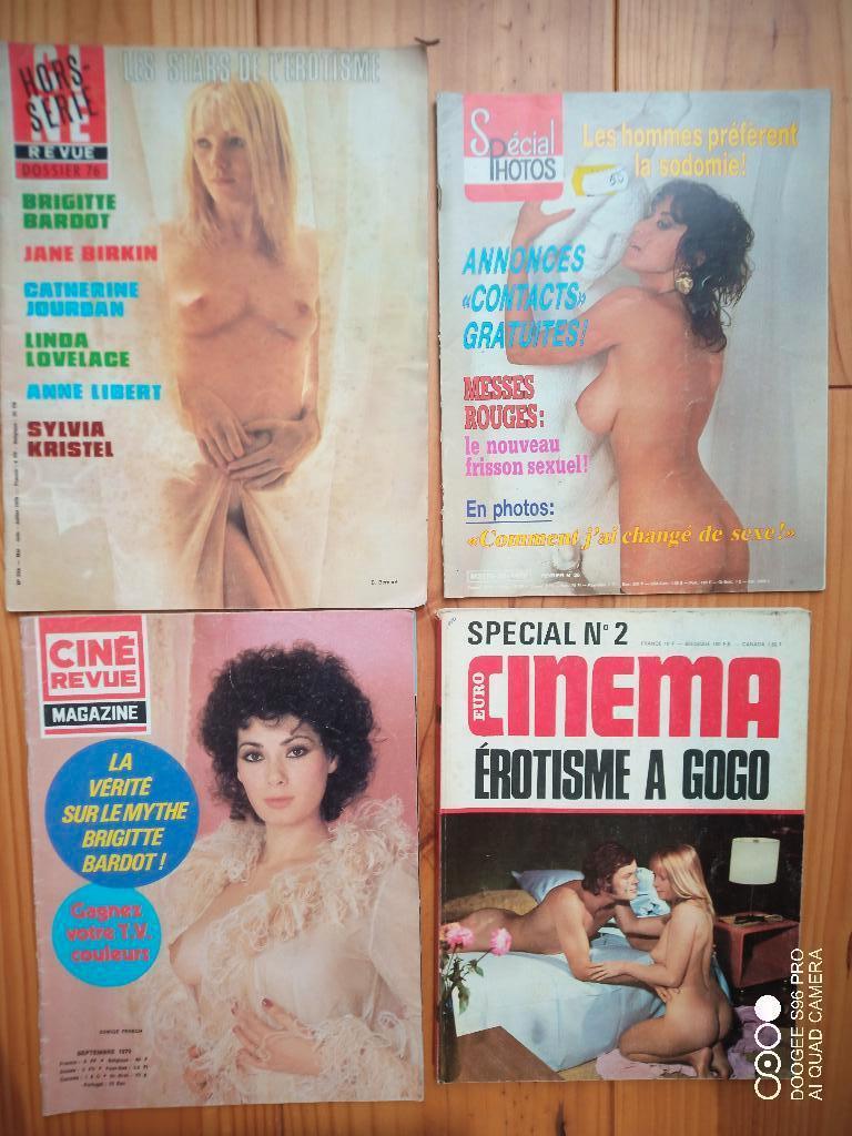 Ciné revue, Cinéma, Spécial photo - Revue érotique année 70, Ophalen of Verzenden, Gelezen, Muziek, Film of Tv