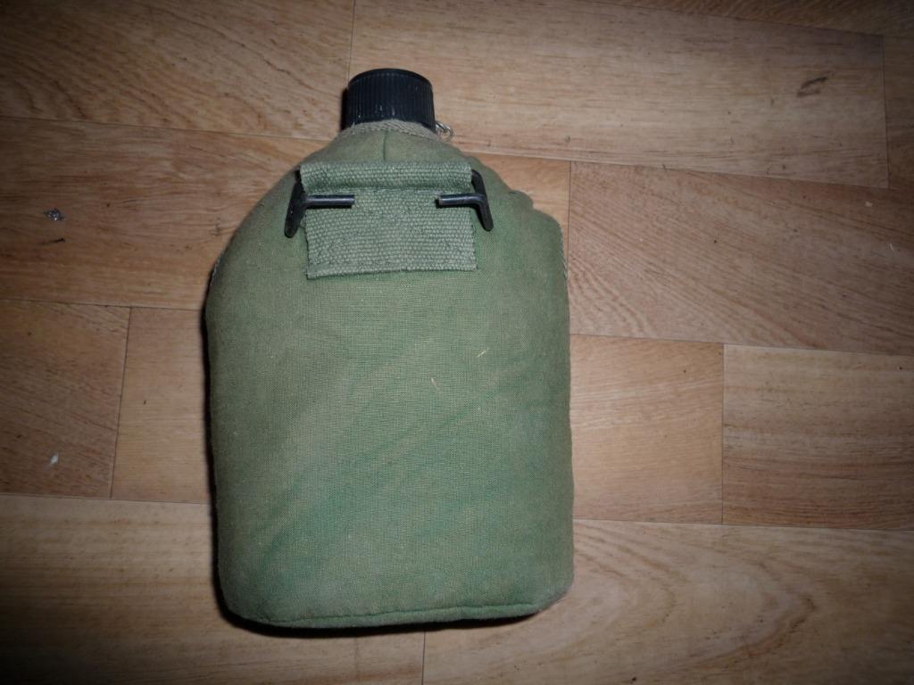 drinkfles in alu, army look , kaki, Ophalen of Verzenden, Gebruikt
