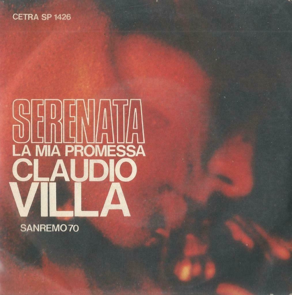 Claudio Villa – Serenata / La mia promessa – Single, CD & DVD, Enlèvement ou Envoi, Single, Utilisé, Pop