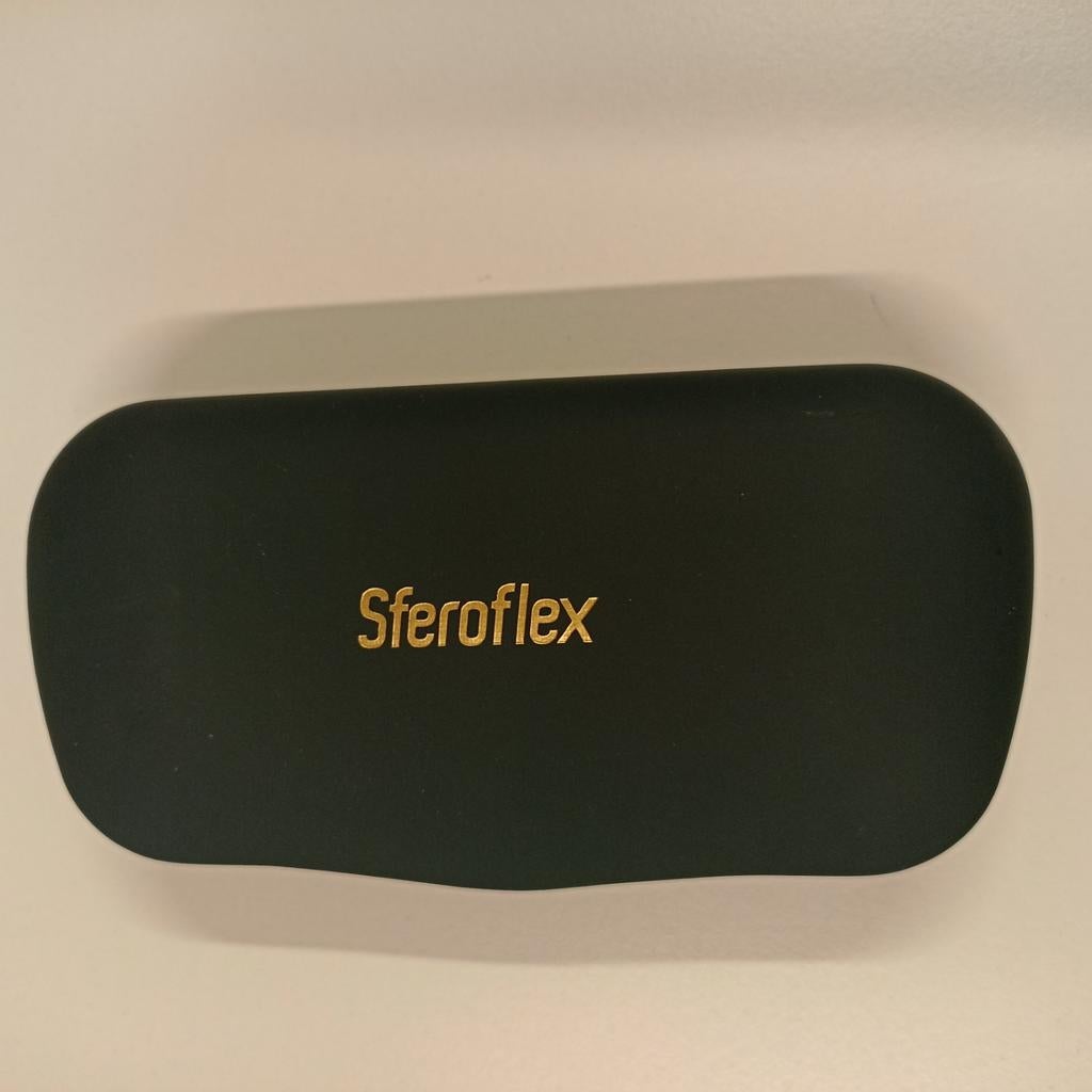 SFEROFLEX brillenkoker, NIEUW, met doekje, Overige merken, Nieuw, Ophalen of Verzenden, Grijs