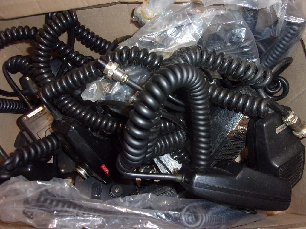 lot de micro cb 4 ,5 et6 pins, Enlèvement, Utilisé, Émetteur et Récepteur
