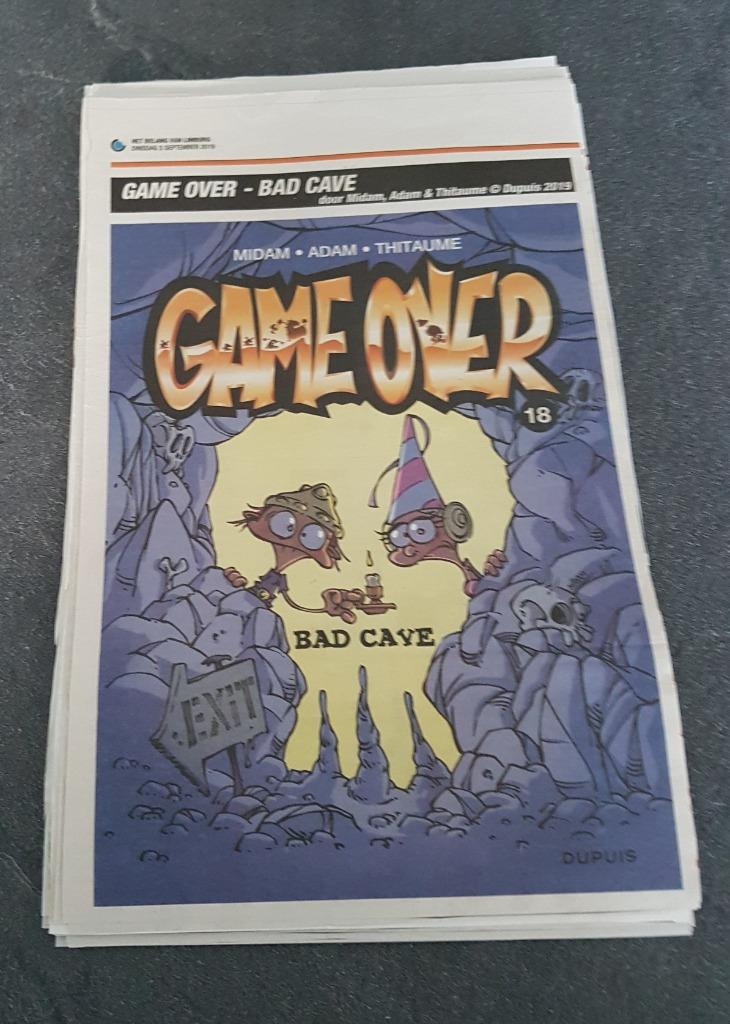 strip game over: bad cave (18), Eén stripboek, Ophalen of Verzenden, Nieuw