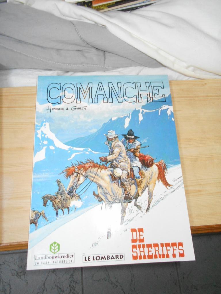 dubbelalbum Buddy Longway alleen - Comanche-de sheriffs, Eén stripboek, Ophalen of Verzenden, Zo goed als nieuw, Derib