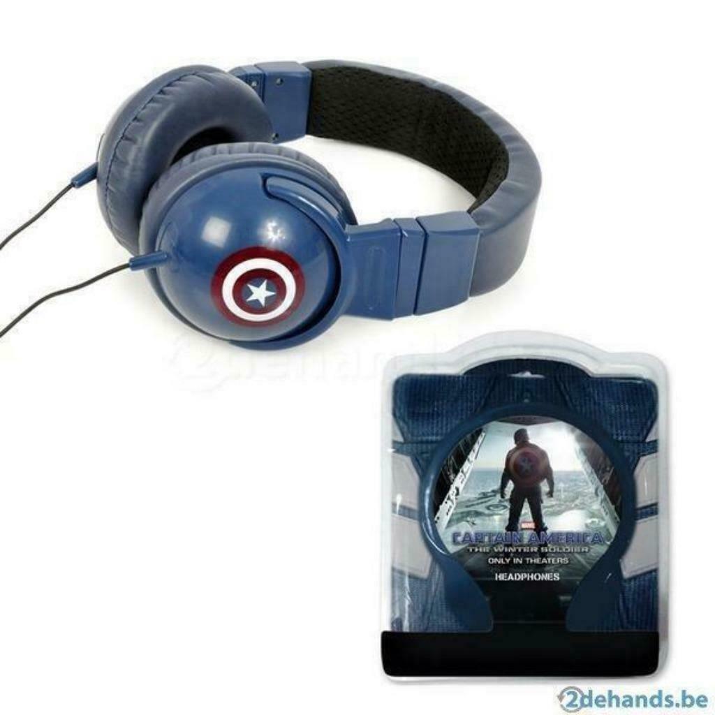 HEADPHONES CAPTAIN AMERICA, Enlèvement ou Envoi, Neuf