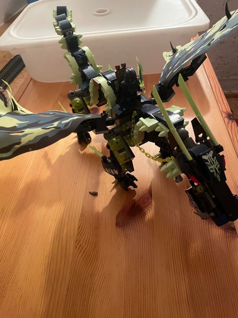 Lego ninjago draak 70736, Ophalen of Verzenden, Zo goed als nieuw, Lego