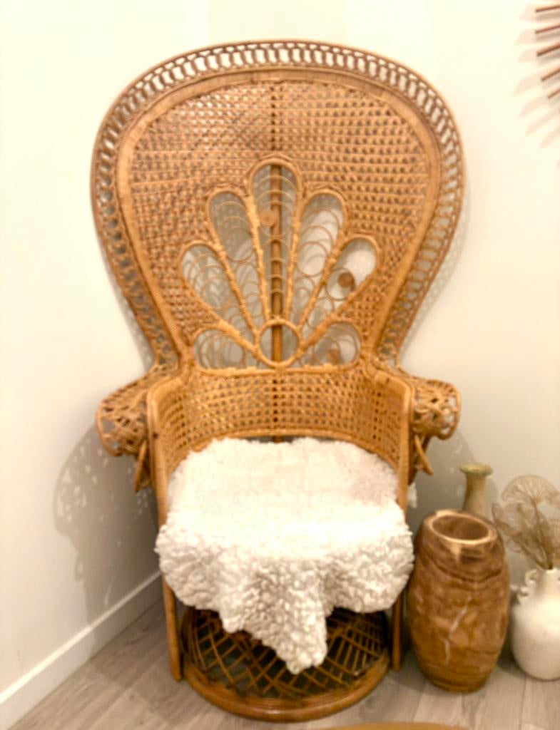 Chaise Peacock Vintage 1970, Enlèvement