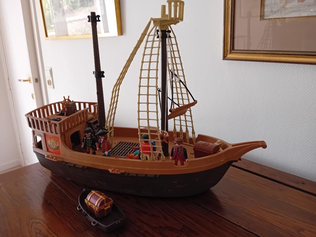 Bateau pirate Playmobil, Enlèvement, Comme neuf, Playmobil en vrac