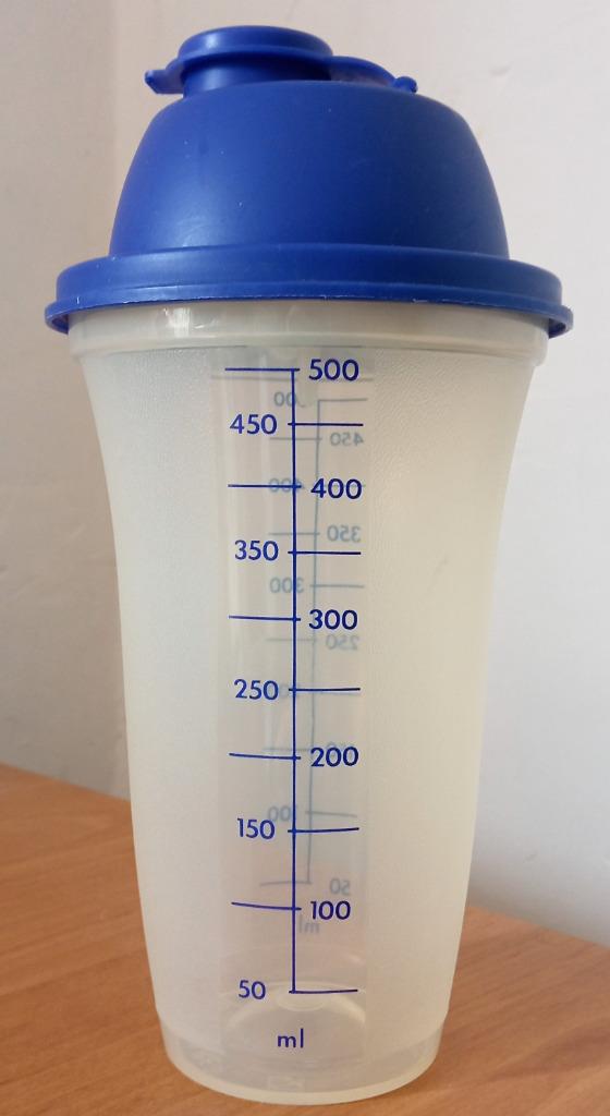 Shaker tupperware 500 ml, Ophalen, Nieuw, Blauw, Overige typen