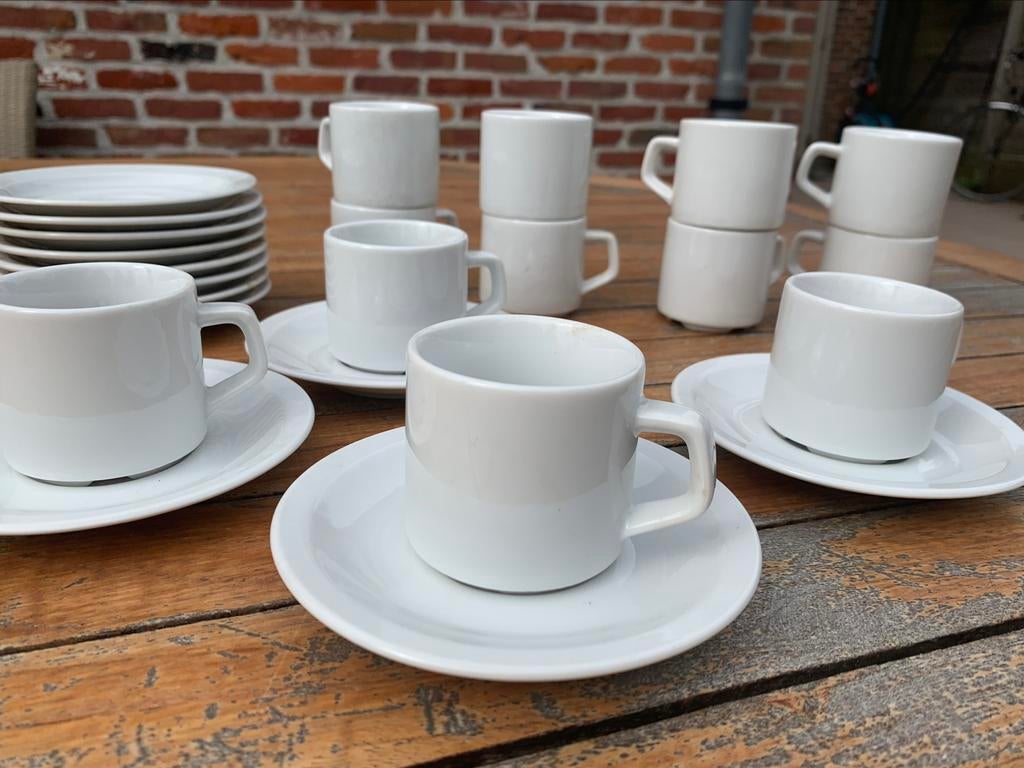 Espresso kopjes en schoteltjes, Huis en Inrichting, Keuken | Servies, Ophalen of Verzenden, Porselein, Kop(pen) en/of Schotel(s)