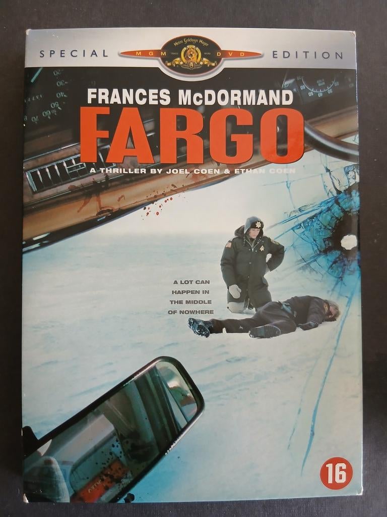 Fargo (1996) Steve Buscemi, Frances McDormand, Vanaf 16 jaar, Ophalen of Verzenden, Zo goed als nieuw, Detective en Krimi