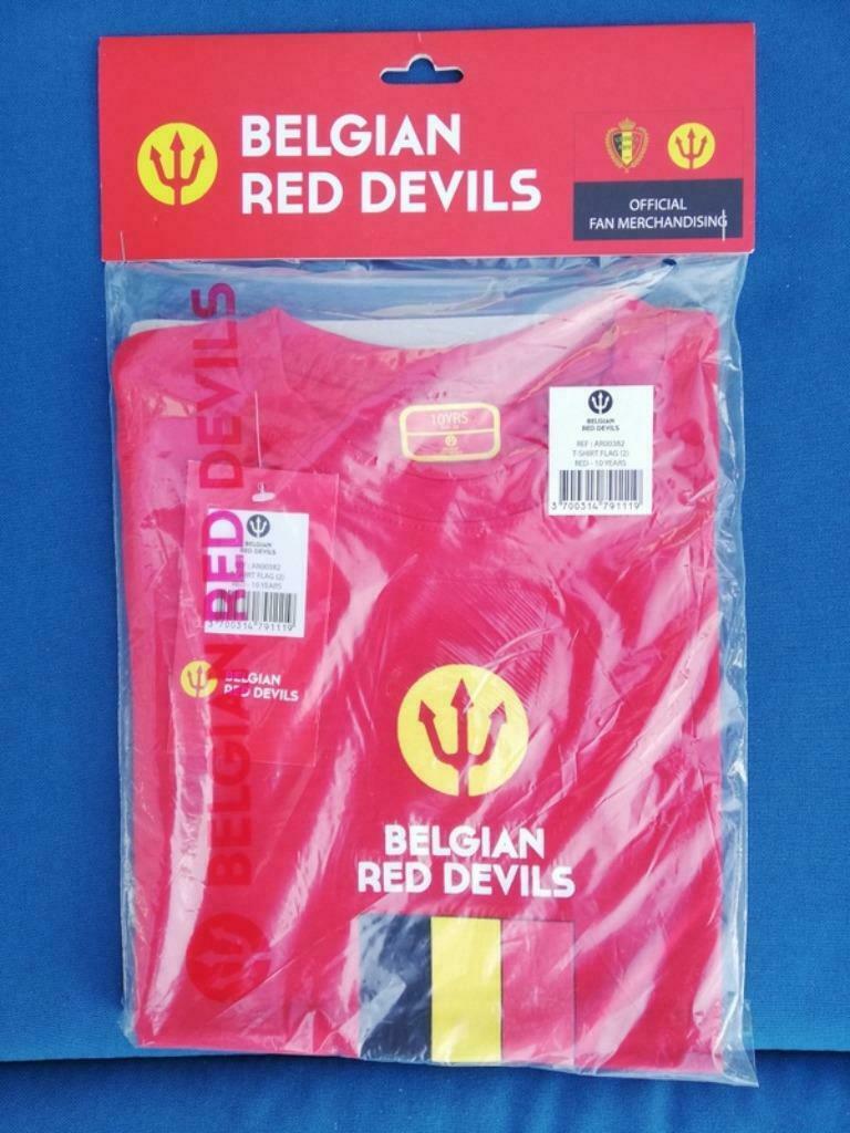 TEE SHIRT DIABLES ROUGES JAMAIS DEBALLE 10 ANS, Ophalen of Verzenden, Nieuw