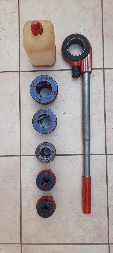 draadsnijderset Super EGO 600, BSPT  Rechts, Enlèvement ou Envoi, Utilisé