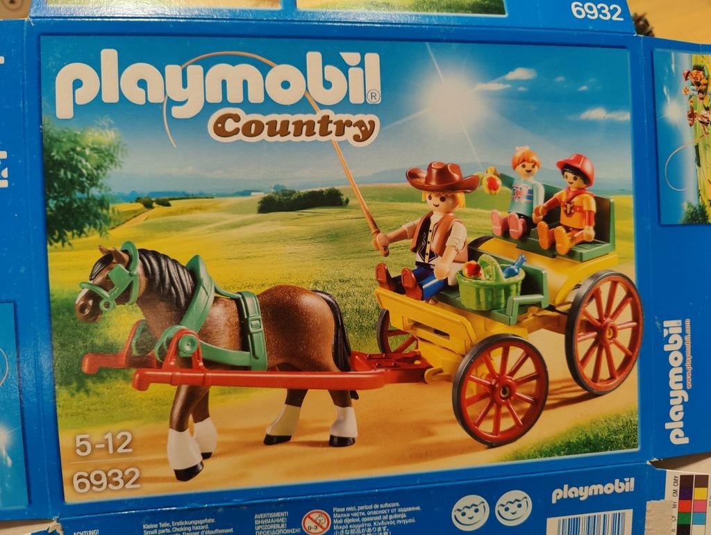 Playmobil Koets met paard (6932), Ophalen of Verzenden, Zo goed als nieuw