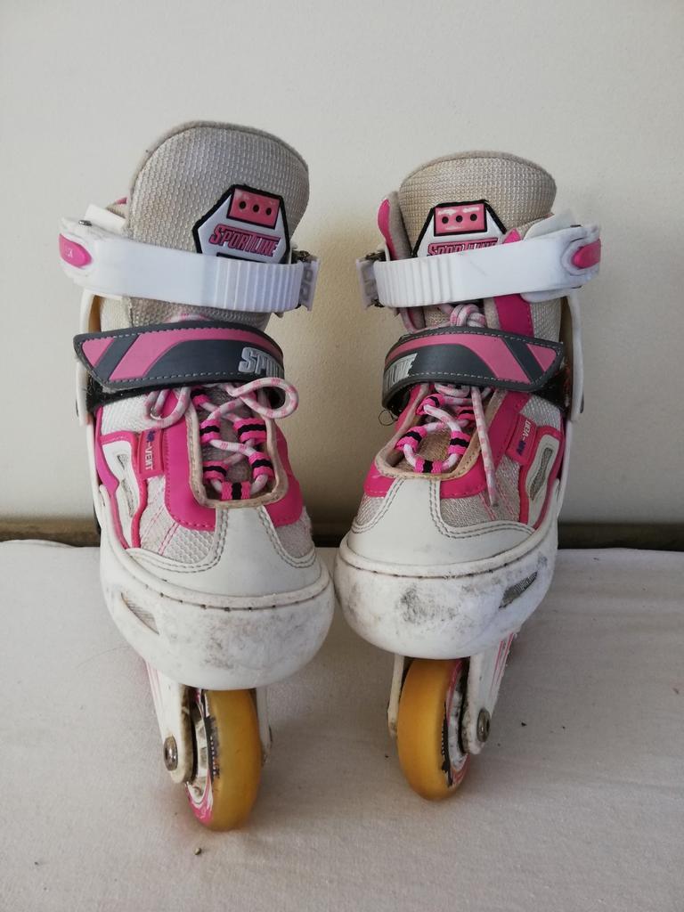 Inlineskates maat 28-31 rolschaatsen, Enlèvement ou Envoi, Réglable, Utilisé