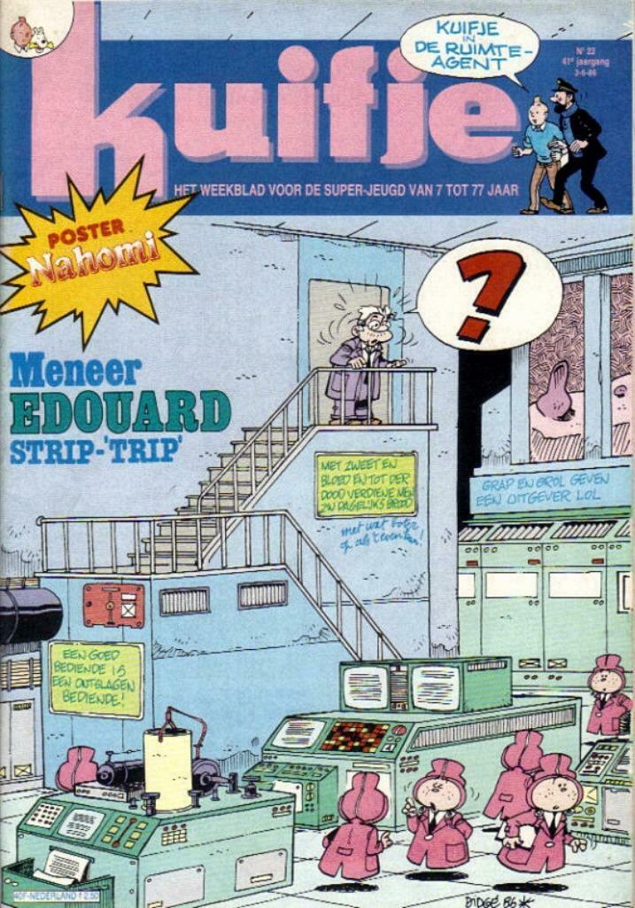 Weekblad Kuifje van 3-6-1986, 41ste Jaargang, Nummer 23, Gelezen, Europa, Ophalen of Verzenden, Meerdere comics