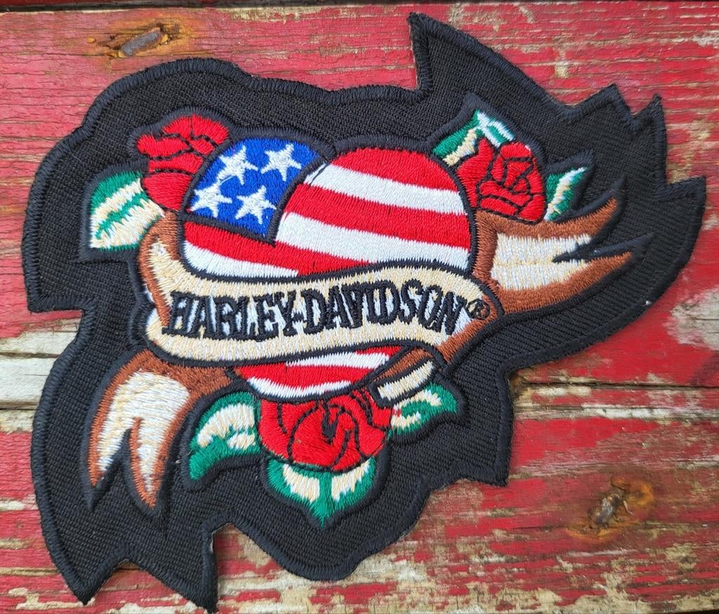 Harley Davidson hartpatch, Motoren, Ophalen of Verzenden